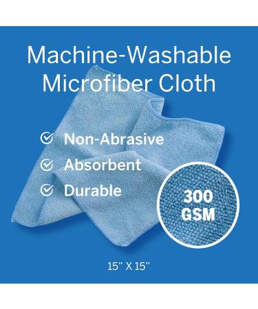 Black Swan Distributors | Blue Ribbon Plexi-Clean Acrylic & Plastic Cleaner (16 oz) + Microfiber Cloth (15x15 in) - Best International Household Surface Cleaner Kit - Buy Online on GoSupps.com
