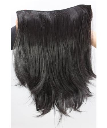 Clip-in Hairpiece 7 Clips 3/4 Wig - Black H9515-2 | Premium Quality International Shipping - Buy Online on GoSupps.com