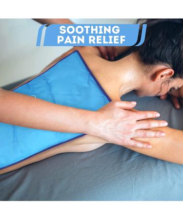 Truhealth Extra Large Hot & Cold Gel Ice Pack - Reusable Therapy Compress - Blue (1 Count) - Buy Online on GoSupps.com