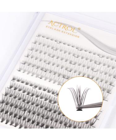 Cluster Eyelash Extensions 240Pcs Mixed Individual Lash DIY 20D 10D 0.07C Curl 8-14Mix Natural 20Roots Lashes Makeup Tools 10D20D-0.07C8Mix