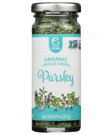 Green Garden Freeze-Dried Organic Parsley, 0.19 Ounces 0.19 Ounce (Pack of 1)