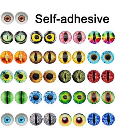 100PCS 10mm Self Adhesive Dragon Eye Wiggle Eyes - DIY Craft Sticker for Kids and Classroom Decoration - Buy Online on GoSupps.com