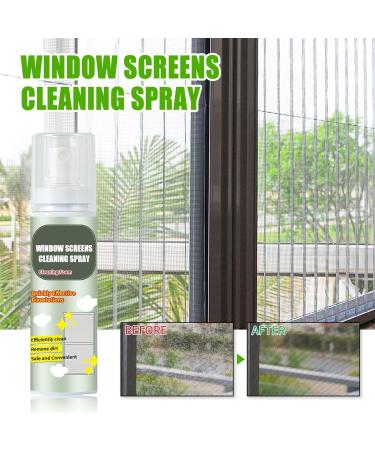 No-Disassembly Window Screen Foam Cleaner Cleaning Agent For Window Screen Cleaner 100ML Window Screens Cleaning Spray Window Screen Cleaner Spray Window Cleaning Foam Spray (1pcs) - Buy Online on GoSupps.com
