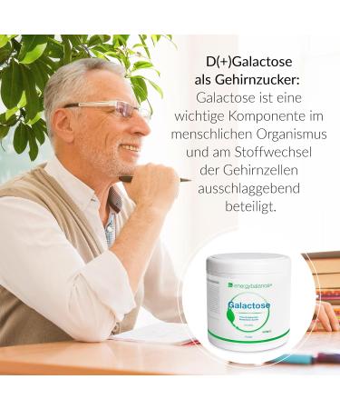 Highly Pure D-Galactose Powder 500g | 4-Month Supply | EnergyBalance Quality from Switzerland | Brain Sugar - Buy Online on GoSupps.com