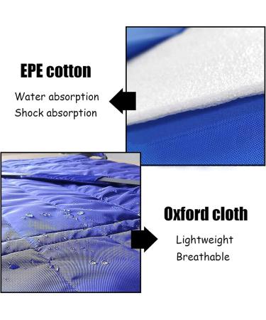 Positioning Bed Pad with Handles Incontinence Mattress Bedding Protector Liner for Hospital Bedridden Lift Moving Patient Elderly Seniors Turner Transfer Sling Home Nursing Blue - Buy Online on GoSupps.com