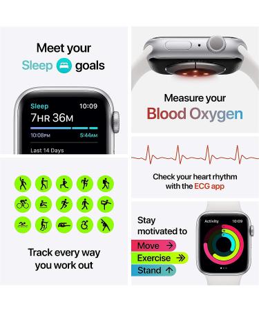 Apple Watch Series 6 (GPS 44mm) - Space Gray Aluminum Case with Black Sport Band | Renewed - Buy Online on GoSupps.com