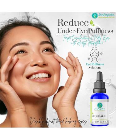 Skin Perfection Regu Age Anti-Aging Serum Booster - Reduce Dark Circles & Puffiness Firming Under Eye Treatment with Natural Peptides - Buy Online on GoSupps.com