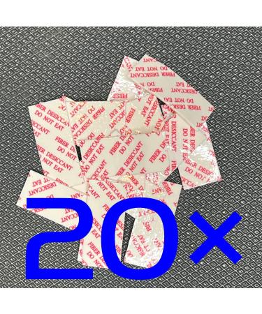 Flashwoif Anti-Fog Inserts for Action Cameras | 20 Reusable Anti-Condensation Pads | Universally Compatible Underwater Housing | 35 x 15 x 1 mm - Buy Online on GoSupps.com