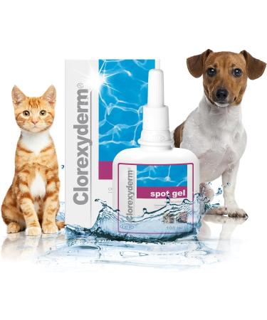 ICF | Clorexyderm Spot Gel | Advanced Cat & Dog Skin Care Gel for Itchy Skin & Wound Relief | Soothes and Moisturizes Irritated Skin | Liquid Plaster | Ideal for Paws Skin Folds and Localized Issues - Buy Online on GoSupps.com