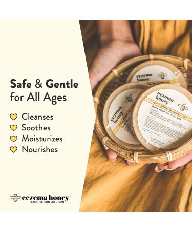 ECZEMA HONEY Oatmeal & Lavender Soap & Oatmeal Body Lotion - Bundle for Sensitive & Dry Skin - Cruelty Free - Buy Online on GoSupps.com
