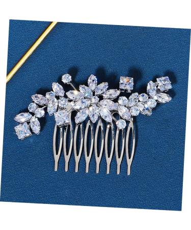 Ipetboom Crystal Side Hair Comb Hair Accessories for Prom Bride Headpieces for Wedding Girls Hair Accessory Combs Wedding Crystal Hair Comb Bridesmaid Light Luxury Hairpin Alloy - Buy Online on GoSupps.com