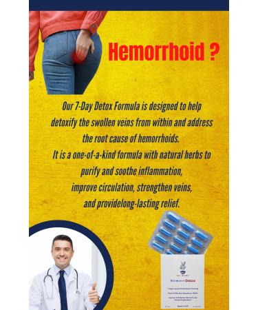 861 HERBS 7-Day Hemorrhoid Detox Formula for Long-Lasting Relief - Buy Online on GoSupps.com
