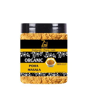 GAGZI All Natural Organic Spices Poha Masala 200 Gram (Packing May Be Vary) Pack of 1 200 Gram 7.05 oz