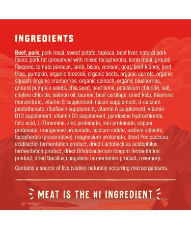 Stella & Chewy's Wild Red Raw Coated Kibble 3.5lb Grain-Free Dog Food - Red Meat Recipe - Buy Online on GoSupps.com