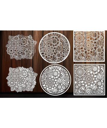 10 Pack 4 Mil CLEAR Mylar Stencil Sheets 12x12 - Reusable Blank Stencils for Cricut Vinyl Cutting Machine - 10 Pack Clear 4mil 12x12 Sheets - Buy Online on GoSupps.com