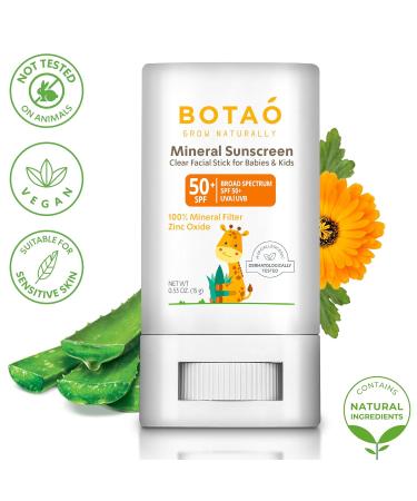 Buy Baby Mineral Sunscreen Stick - 100% Zinc Oxide SPF 50+ | Water Resistant Fragrance Free Easy Application for Sensitive Skin | Ideal for Babies & Kids - Buy Online on GoSupps.com