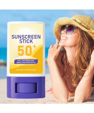  Generisch Sunscreen Stick for Face Waterproof Sun Protection SPF 50 - Non Greasy UV Protection for Beach Holiday and Outdoor Sports - Buy Online on GoSupps.com