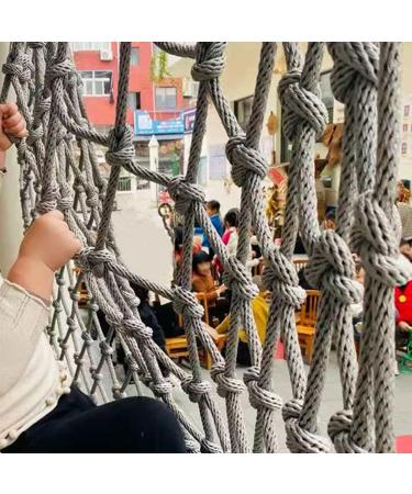 Climbing Netting Outdoor Treehouse Nets Cargo Climbing Net Playground Heavy Duty Swings Net Safety Net Cargo Net(Size:2 * 5m(6.6 * 16.4ft)) ()