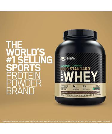 Optimum Nutrition Gold Standard 100% Whey Protein Powder - Vanilla Flavored - 4.8 lb - 68 Servings - Buy Online on GoSupps.com