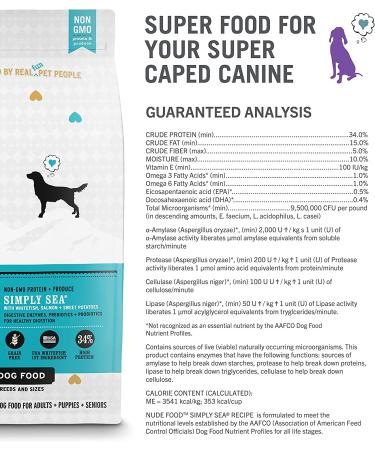 I and Love and You Nude Superfood Grain Free Dog Food - 5 lb Whitefish & Salmon Recipe - Buy Online on GoSupps.com