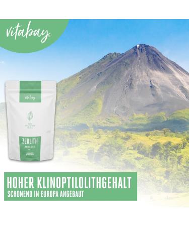 VITABAY Zeolith Powder 1000g - 95% Clinoptilolith - Ultra-Pure Natural Zeolite Powder for Detox & Health - Buy Online on GoSupps.com