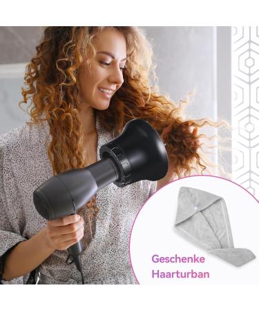 Universal Hair Diffuser Attachment for Blow Dryer - Perfect for Curly & Wavy Hair Styling | Adjustable 1.65-3.14 Inches - Buy Online on GoSupps.com