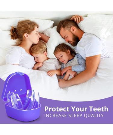 Difiney Mouth Guard - Pack of 4 (2 Sizes) - Anti-Grinding Dental Night Guard for Bruxism & TMJ - Eliminates Teeth Clenching - 100% Satisfaction - White - Buy Online on GoSupps.com