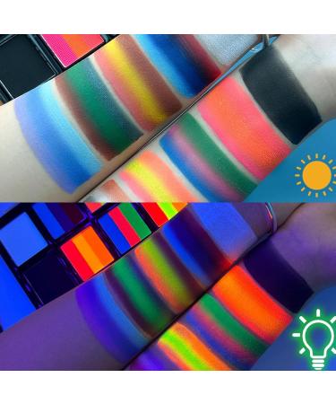  Teksome Face Paint Set Face and Body Paint Washable Pigment Water Soluble Pigment Paint - Makeup Pigment Powder for Face Paint - Buy Online on GoSupps.com
