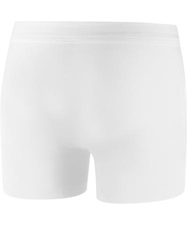 PROTECHDRY Washable Urinary Incontinence Cotton Boxer Brief for Men - White Medium 36-38 Waist - Front Absorbent Area - Pack of 1 - Buy Online on GoSupps.com