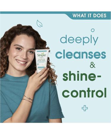 Simple Daily Skin Detox Purifying Facial Wash 150ml - Buy Online on GoSupps.com