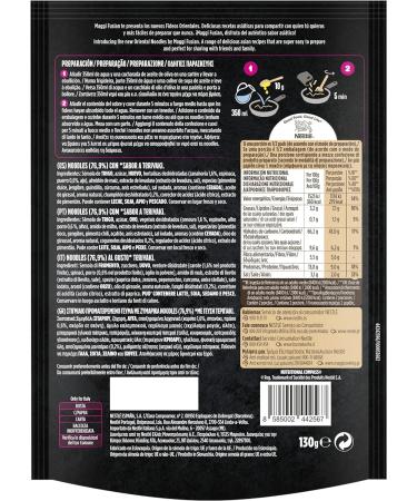  Italian Gourmet E.R. Pack of 6 Maggi FUSIAN ORIENTAL NOODLES TERIYAKI FLAVOR instant pasta with teriyaki sauce 130g + gourmet Italian polpa 400g - Buy Online on GoSupps.com