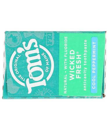 Buy Toms of Maine Wicked Fresh Cool Peppermint AC Toothpaste - 4 OZ | Best International Shipping - Buy Online on GoSupps.com