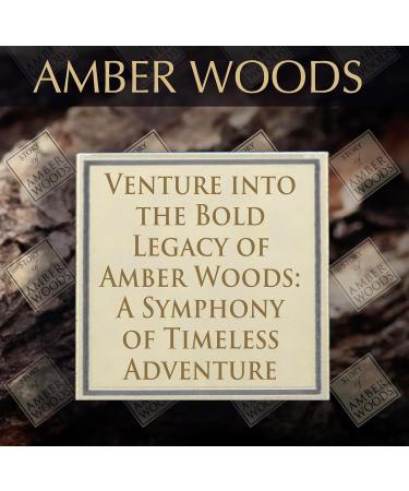 Prince Parfums Dubai - The Story of Amber Woods - 3.4 Ounces - Exquisite Men's Extrait de Parfum - Rich Luxurious Scent of Amber Cedar Vetiver for the Modern Man - Depth Warmth & Mastery - Buy Online on GoSupps.com