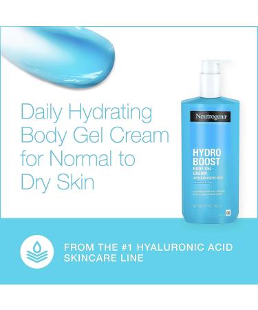 Neutrogena Hydro Boost Body Gel Cream Hydrating Body Lotion with Hyaluronic Acid for Normal to Dry Skin Hyaluronic Acid Lightweight Moisturizer 16 oz 2 Pack 16 Ounce (Pack of 2) - Buy Online on GoSupps.com