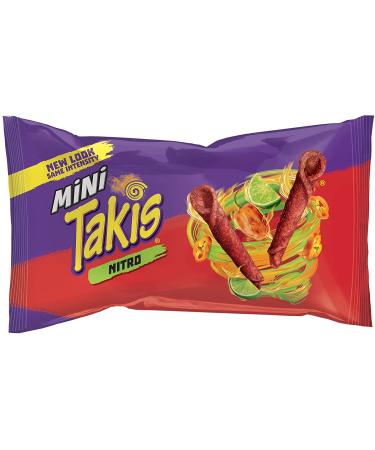 TAKIS Mini Fuego & Nitro Tortilla Chips - 25 Count Bag | Spicy Snack Treat - Buy Online on GoSupps.com