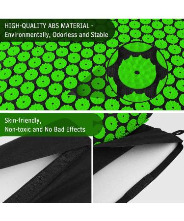 Buy Angelkiss WXL-1001 Acupressure Mat - Cotton Black & Green - International Shipping Available - Buy Online on GoSupps.com