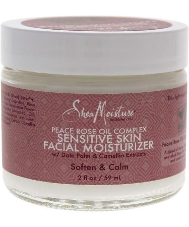 Shea Moisture Peace Rose Oil Complex Facial Moisturizer 2oz - Sensitive Skin Care for Unisex - Buy Online on GoSupps.com