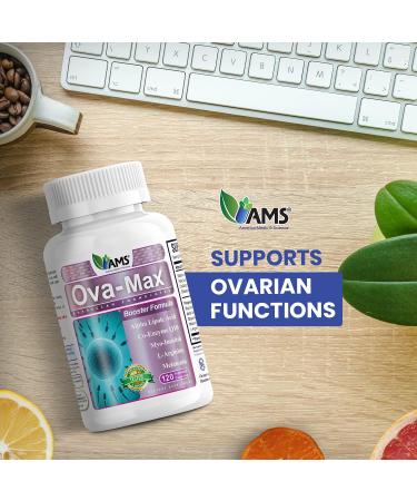 OVA-Max Prenatal Vitamins for Women (120 Capsules) | Boost Fertility & Ovulation, Pregnancy Aid | CoQ10, Folic Acid, Myo-Inositol | 120 Count - Buy Online on GoSupps.com