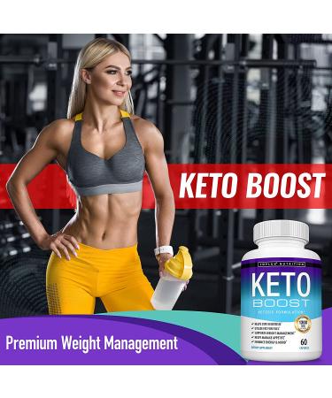 Keto Boost Diet Pills - Natural Exogenous Ketosis Supplement with Advanced Ketones for Energy & Focus | Toplux Keto Diet Pills for Men and Women - Buy Online on GoSupps.com