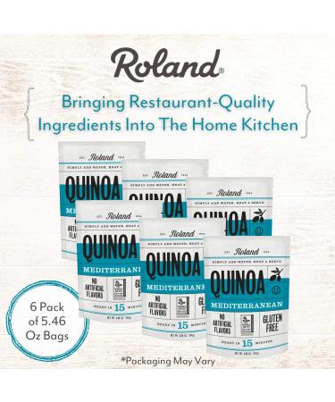 Roland Foods Mediterranean Seasoned Quinoa - Gluten Free, 5.46 oz (Pack of 6) - Buy Online on GoSupps.com