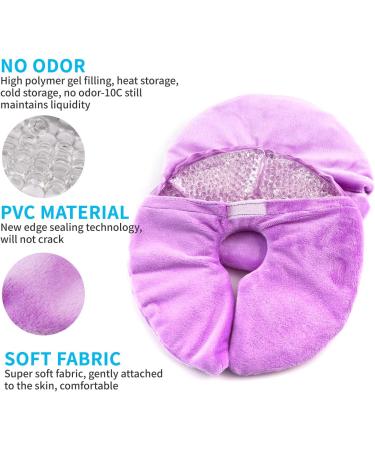 Breast Therapy Ice Pack - Nursing Pain Relief for Mastitis & Nipple Pain - Gel Pad for Breastfeeding & Plugged Ducts - Lactation Pain Relief - Engorgement & Mastitis Relief (Purple) - Buy Online on GoSupps.com