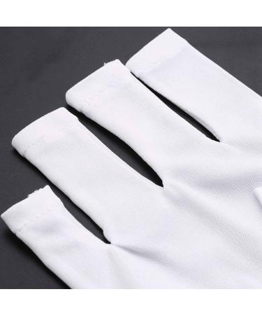 Koawensa 1 Pair Uv Light Lamp Radiation Protection Nail Art Uv Gel Anti Uv Glove Hand Rest Manicure Nail Art Gloves - Buy Online on GoSupps.com