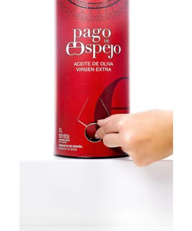 Pago de Espejo - Premium Picual Extra Virgin Olive Oil 3L Dispenser | Gourmet Olive Oil from Ja n Spain | Award-Winning First Harvest | Family Business Tradition - Buy Online on GoSupps.com