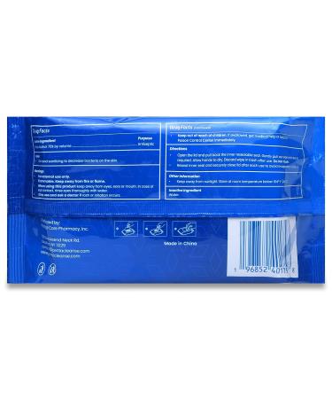 PentaCleanse Advanced 75% Alcohol Hand Wipes - FDA Registered Pharmacist Developed | 6x8 Inch, 4 Pack (240 Wipes) | Sanitizing Cleaning Moisture Seal Package - Buy Online on GoSupps.com