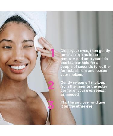 Almay Biodegradable Longwear & Waterproof Eye Makeup Remover Pads- 80 Pads - Buy Online on GoSupps.com