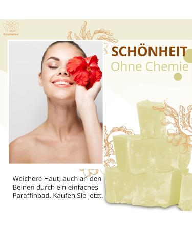 Kosmetex Wellness Paraffin Bath with Shea Butter Relaxing Wax Treatment for Hands & Feet (6x500ml) Ideal for Home Spa - Buy Online on GoSupps.com