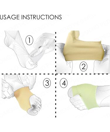 Pedimend Ballenzeh Correction Stick & Bunion Relief Sleeve | 6PCs for Effective Ballenzeh Support | Unisex Feet Care Solution - Buy Online on GoSupps.com
