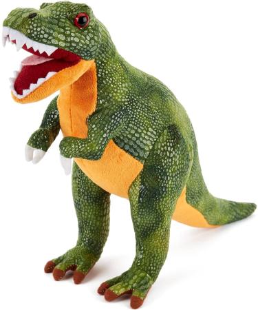 Zappi Co Plush T-rex Green Stuffed Toy - Safari Animals Collection - 30cm - Perfect for Kids - Buy Online on GoSupps.com