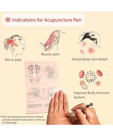 Rena Chris Stainless Steel Gua Sha & Acupuncture Pen | Reflex Zone Massage Tool for Muscle Tension Relief - Buy Online on GoSupps.com