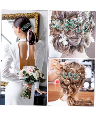 Mikinona Hair Combs for Women Decorative Fairy Jewelry for Women Hair Comb Wedding Aesthetic Hair Accessories Hair Styling Accessories Hair Combs for Wedding Rhinestone Hair Comb - Buy Online on GoSupps.com